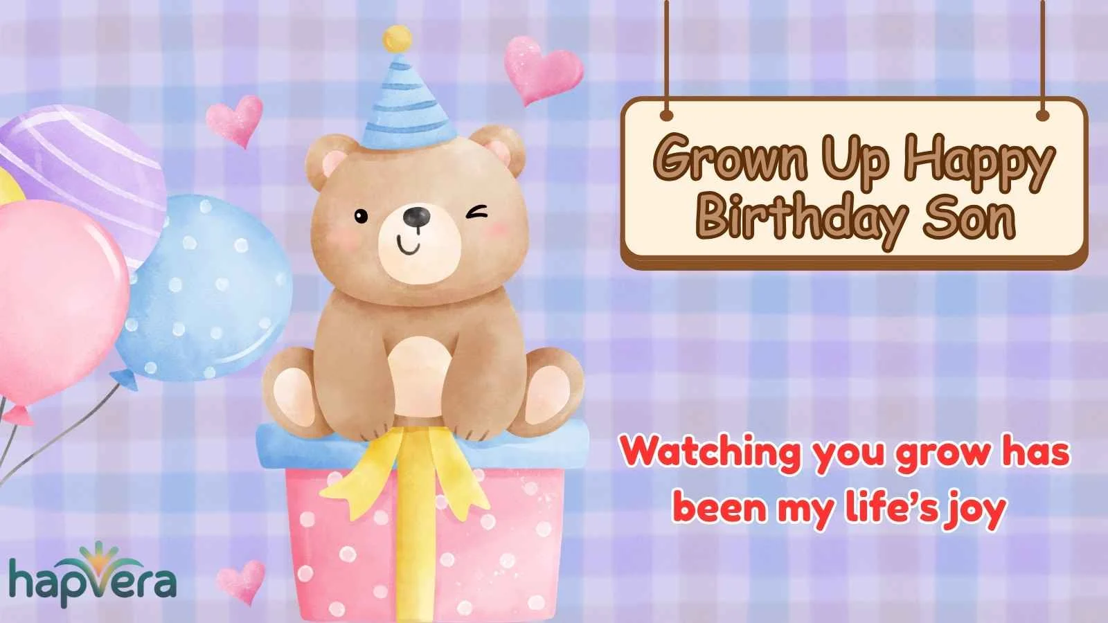 Grown Up Happy Birthday Son