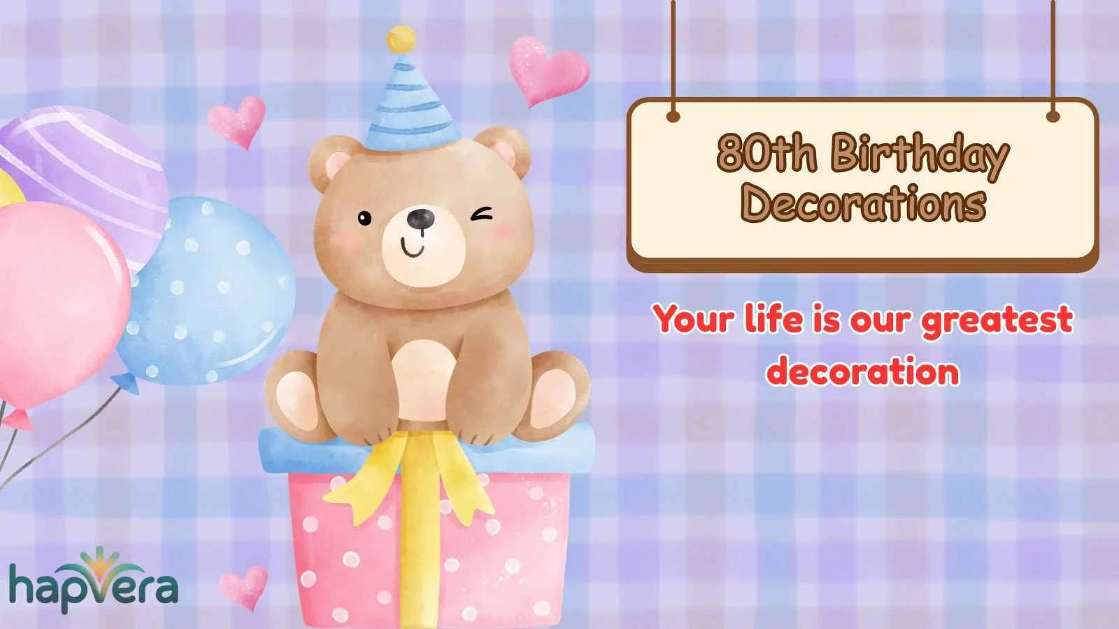 80th Birthday Decorations