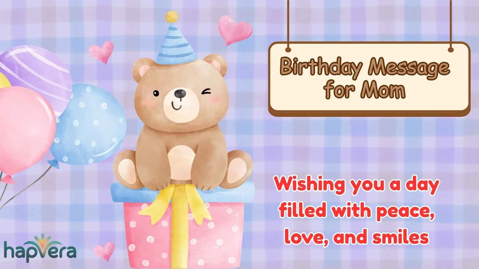 Birthday Message for Mom