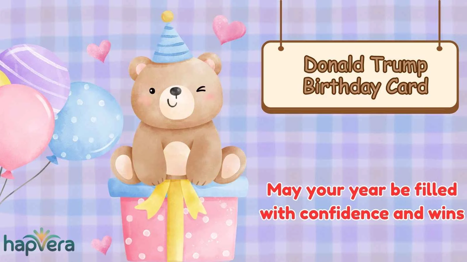 Donald Trump Birthday Card