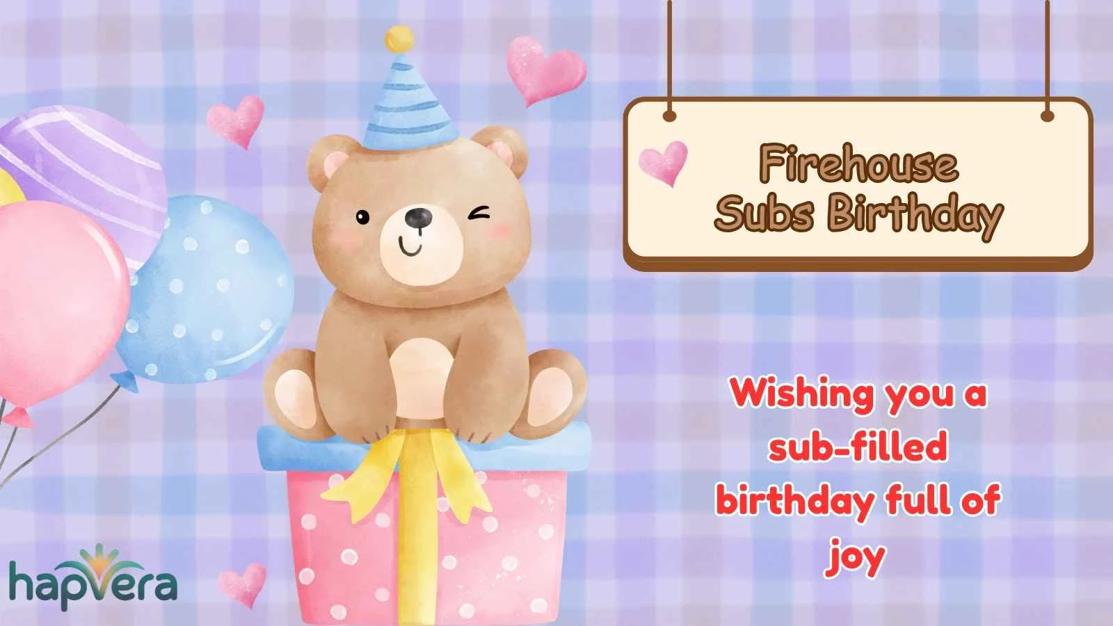 Firehouse Subs Birthday