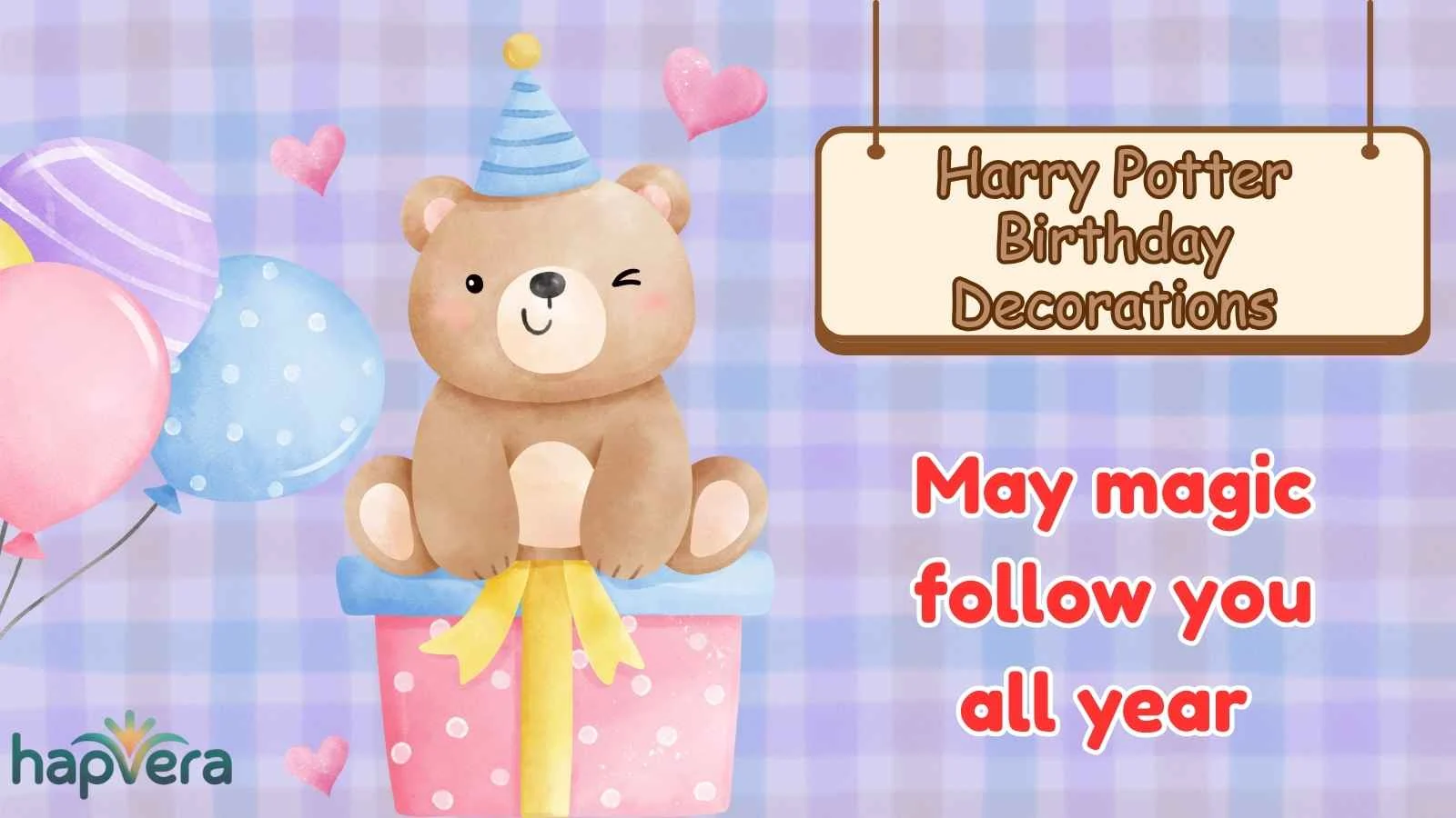 Harry Potter Birthday Decoration