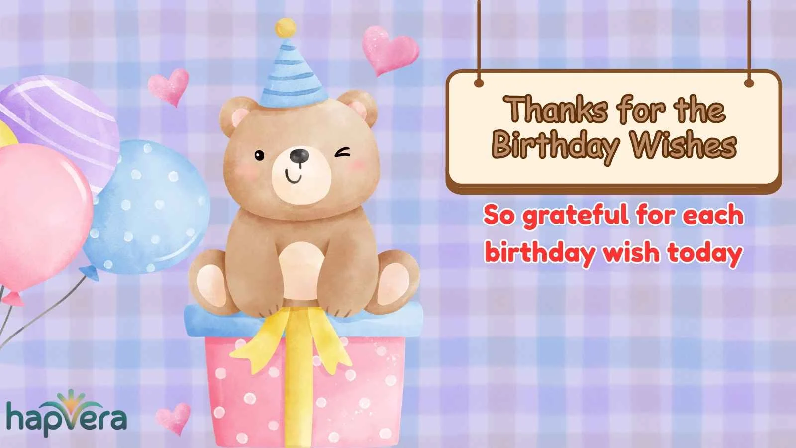 Thanks for the Birthday Wishes