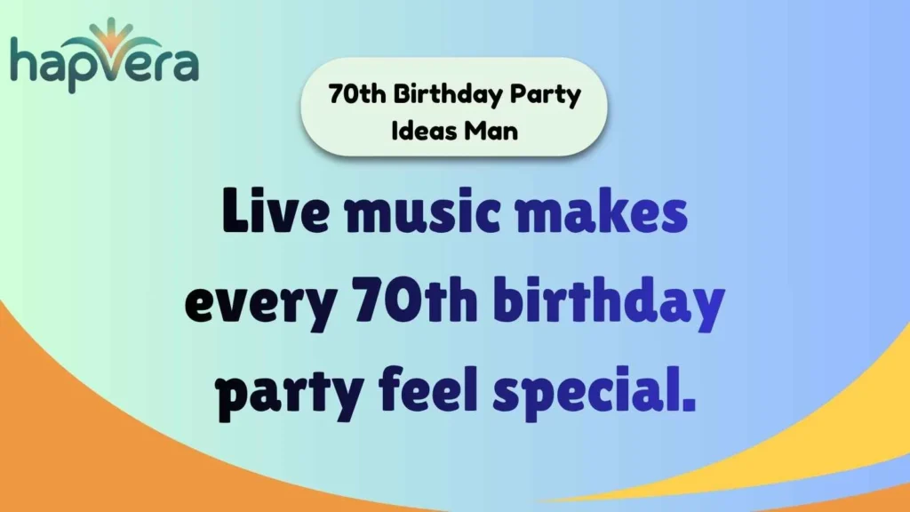 70th Birthday Party Ideas Man
