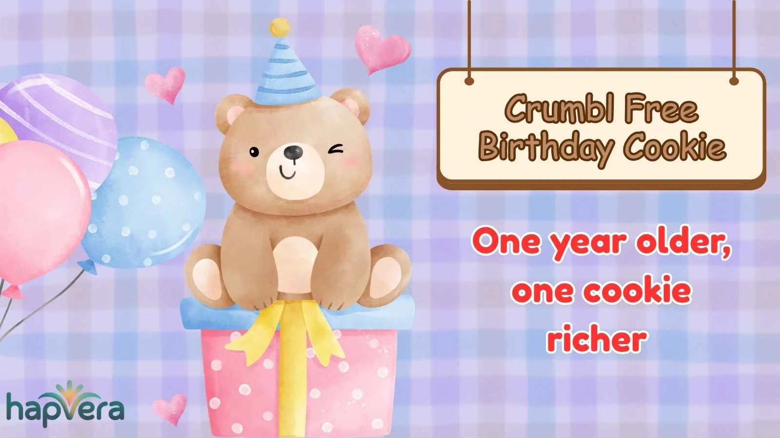 Crumbl Free Birthday Cookie