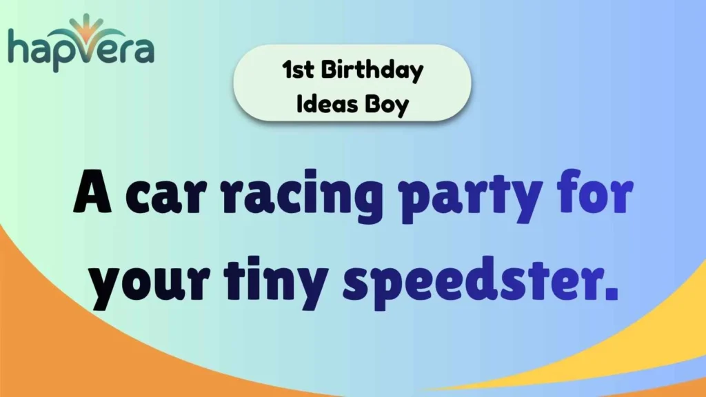1st Birthday Ideas Boy