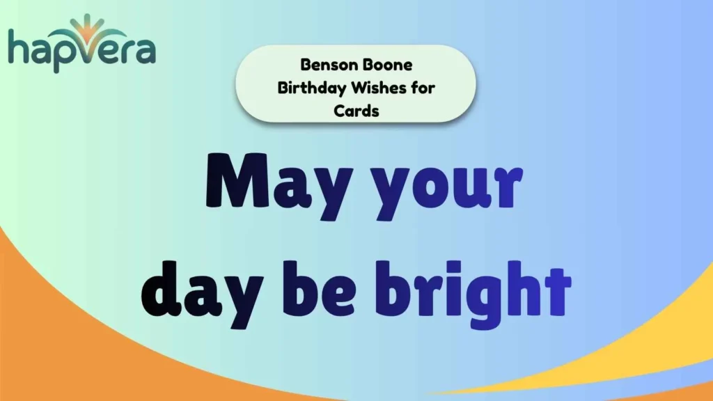 Benson Boone Birthday Wishes for Cards