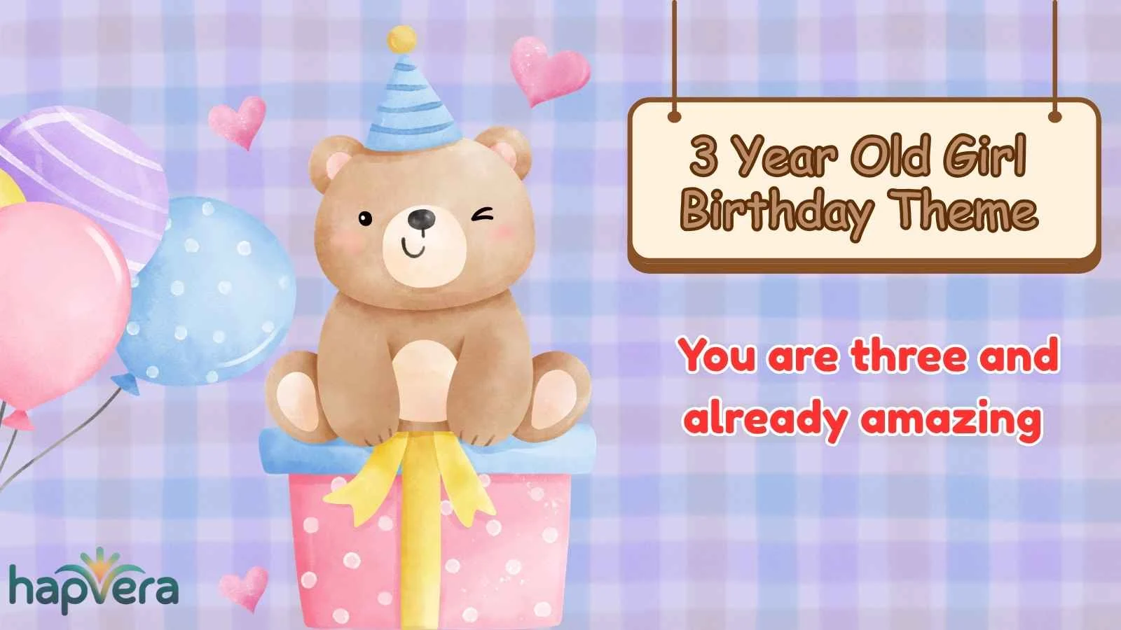 3 Year Old Girl Birthday Theme