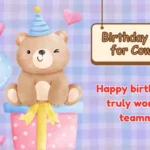 Birthday Wishes for Coworker