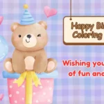 Happy Birthday Coloring Sheet
