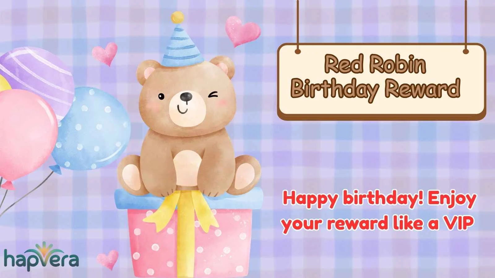 Red Robin Birthday Reward