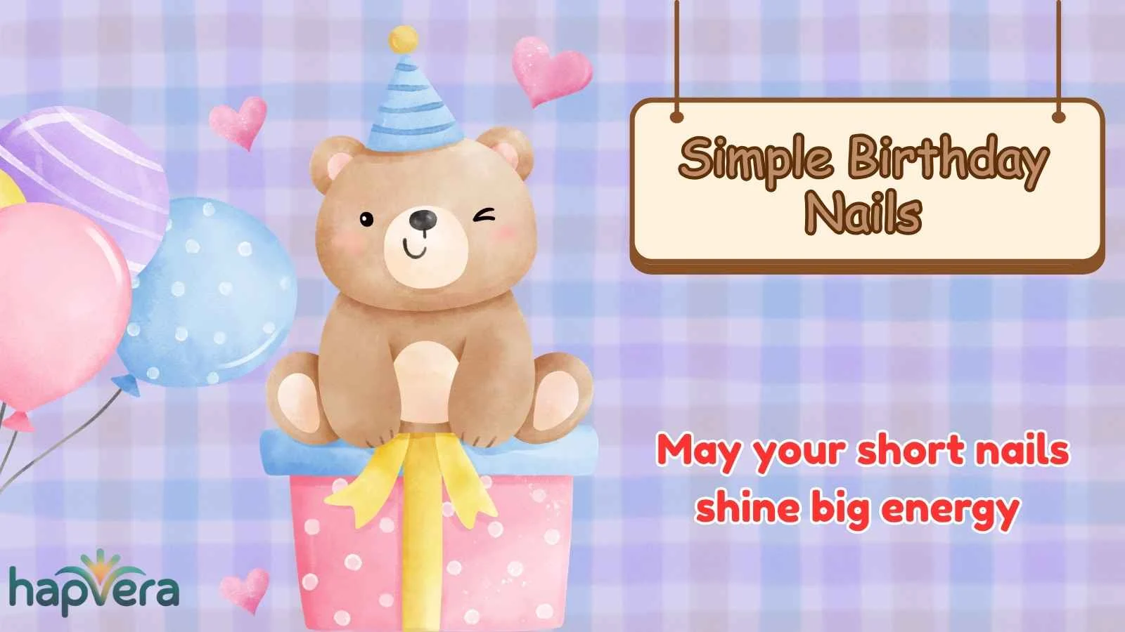 Simple Birthday Nails